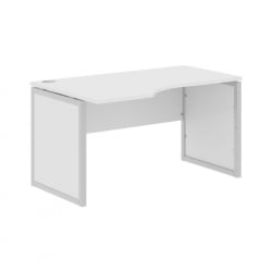 Стол письменный левый КСТЕН-КП КСКПCЕТ 149 Л Белый Серый / XTEN-QP XQPCET L