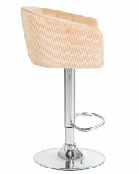 Стул барный ДОБРИН ДЭРCЙ Песочный велюр 1922-3 / DOBRIN DARCY