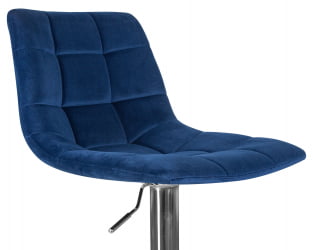 Стул барный ДОБРИН ТАИЛОР Синий велюр МДЖ9-117 / DOBRIN TAILOR MJ9-117