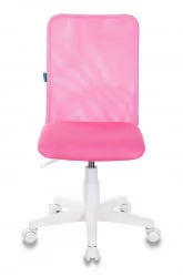Кресло детское Бюрократ КД-9 (пластик белый) Розовый / KD-9