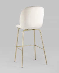 Стул барный Беетле голд Бежевый / Beetle gold