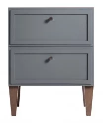Тумба прикроватная Нортон (ТП) Серый / Norton
