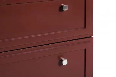 Комод 3 ящика Нортон (К) Кармин / Norton