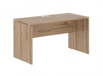 Стол письменный ЕДИС ЕДСТ 1367 Дуб Денвер светлый Белый / EDIS EDST