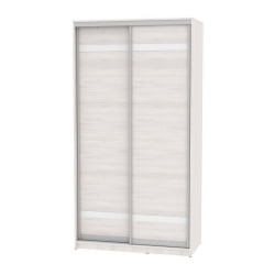 Шкаф-купе белый Б-220х120х60-2(ЯАС-Д9Д9) / B-220х120х60-2(ЯАС-D9D9)