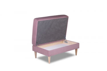 Пуф прямоугольный с ящиком CХАИРМАН ЛАРС (П) ткань велюр Формула 392 / CHAIRMAN Formula