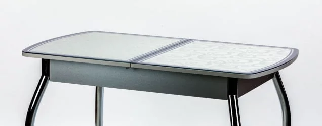 Столешница Чикаго КЗ (6191) серый,завитки серые