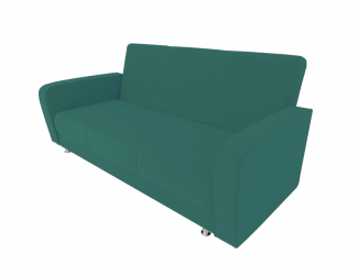 Диван Кристина (Большой диван) (Берхоусе) Цвет фасада: Азур Велюто 44; Тип: Прямой; Материал фасада: Металл/Велюр / (Berhouse)