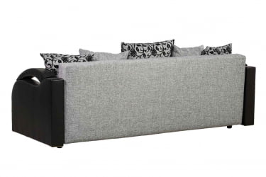 Диван прямой Юпитер БД Аслан серый