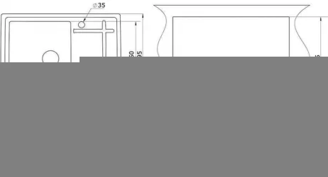 Кухонная мойка ГРАНУЛА 6501 Графит / GRANULA