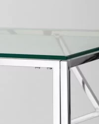 Журнальный столик АРТ ДЕКО 55кс55 Серебро / 55x55