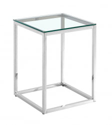 Журнальный стол ТАУН 40кс40 Серебро / 40x40