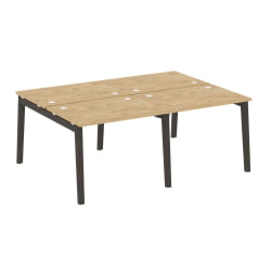 Рабочая станция ОНИКС ВООД ОВ.Д.РС-4.1.7 Тиквуд Светлый/Темный / ONIX WOOD OW.D.RS-4.1.7