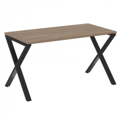Стол рабочий ЛОФТ ВР.Л-СРКС-3.7 Металл черный Дуб Аризона / LOFT VR.L-SRX-3.7