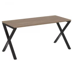 Стол рабочий ЛОФТ ВР.Л-СРКС-4.7 Металл черный Дуб Аризона / LOFT VR.L-SRX-4.7