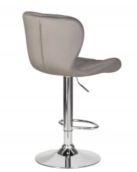 Стул барный ДОБРИН БАРНИ Серый велюр МДЖ9-75 / DOBRIN BARNY MJ9-75