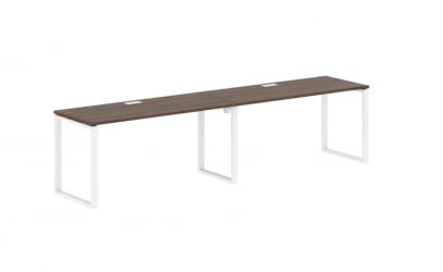 Бенч-система ЕДИС ЕКВСТ 3167 Дуб Денвер темный Белый / EDIS EQWST