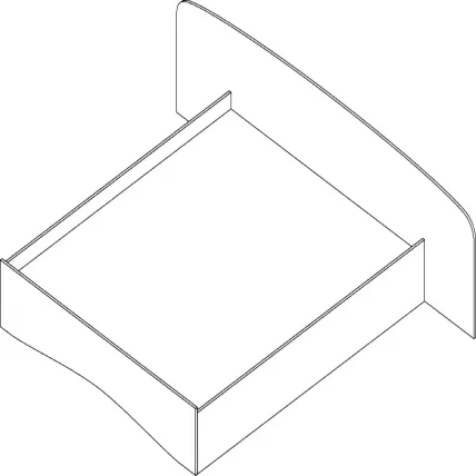 Кровать Проспект Гм.КР-22 орех_0