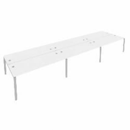 Рабочая станция на 6 раб.места Метал Сйстем Б.СМ-6.5 Белый/Серый / Metal System_0