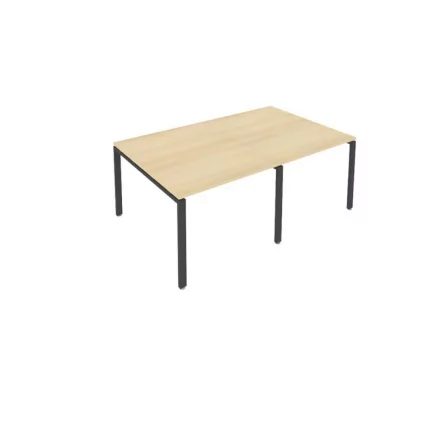 Переговорный стол (2 столешницы) Метал Сйстем Б.ПРГ-2.1 Акация/Антрацит / Metal System_0