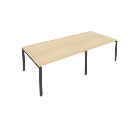 Переговорный стол (2 столешницы) Метал Сйстем Б.ПРГ-2.3 Акация/Антрацит / Metal System_0