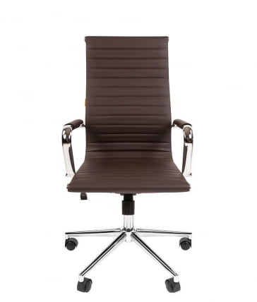 Кресло для руководителя CХАИРМАН 755 экокожа Коричневый / CHAIRMAN_1