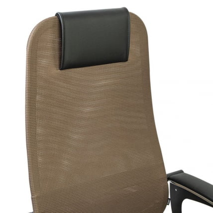 Кресло руководителя БРАБИКС ПРЕМИУМ Ултимате ЕКС-801 хром Черное/коричневое / BRABIX PREMIUM Ultimate EX-801_8