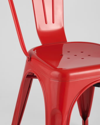 Стул ТОЛИКС с высокой спинкой Красный глянцевый / TOLIX_6