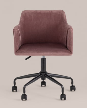 Стул офисный ДЖамал велюр Розовый / Jamal_1