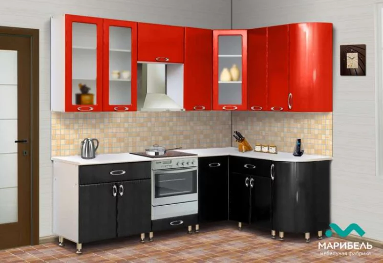 КУХОННЫЙ ГАРНИТУР «МЫЛО 128» 2,4 х 1,5 м 987_0