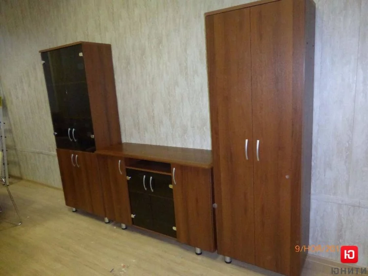 Шкаф-витрина Лидер 82.13 Орех Пегас_4