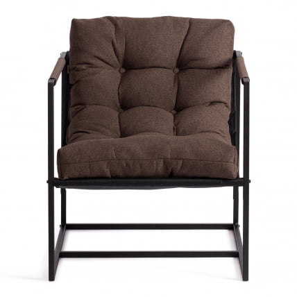 Кресло Чарли/Чарли рогожка, коричневый, 3М7-147, 70х70х84 см / Charli/Чарли_8