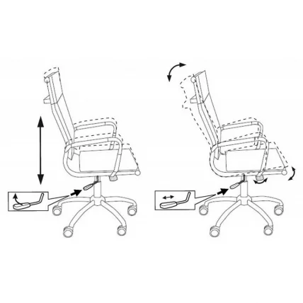 Кресло руководителя Бюрократ CХ-993/блаcк / CH-993/black_6