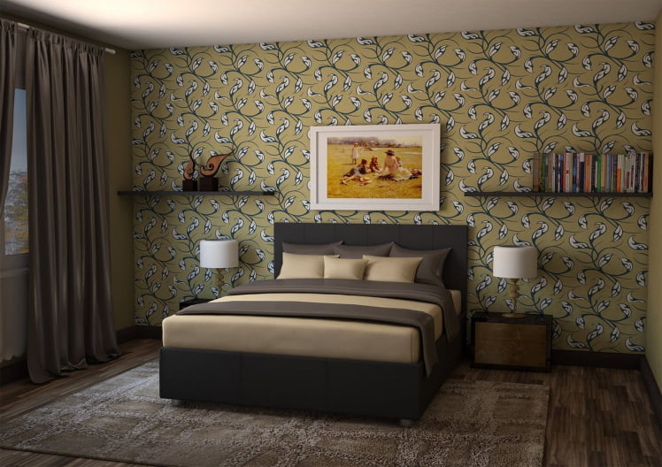 Кровать ДЖулиа Черный / Julia_0