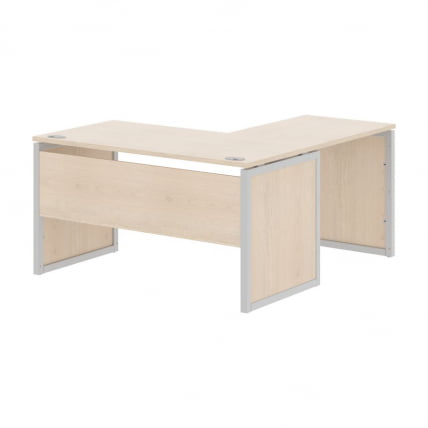 Стол письменный угловой левый КСТЕН-КП КСКПCТ 1415 Л Бук Тиара Серый / XTEN-QP XQPCT L_0