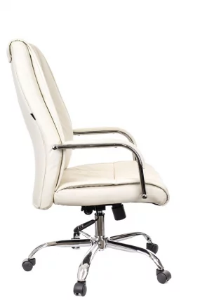 Кресло для руководителя Еверпроф Кент ТМ Экокожа Кремовый / Everprof Kent TM_1