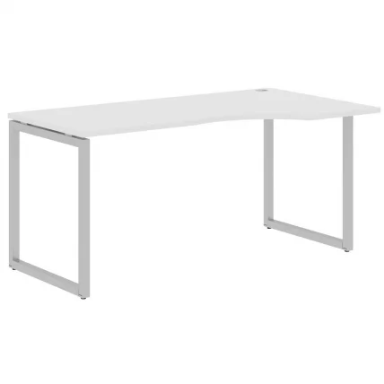 Стол письменный правый КСТЕН-К КСКCЕТ 169 Р Белый Алюминий / XTEN-Q XQCET R_0