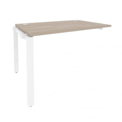 Наборный элемент рабочей станции на П-образном м/к ОНИКС О.МП-1.НРС-2.8 Дуб Аттик/Белый / ONIX O.MP-1.NRS-2.8_0