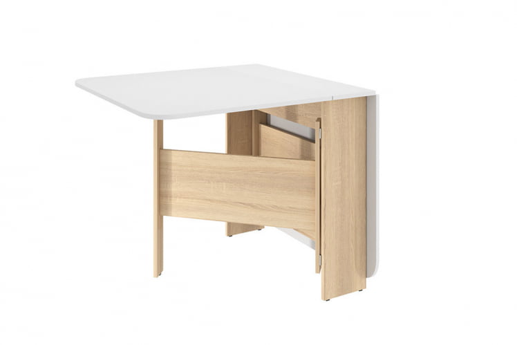 Стол-книжка раскладной Мечта 2 КМ-0005 дуб сонома/белый / KM-0005_0