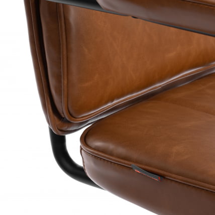 Кресло АЛПХА иск. кожа, Бровн (коричневый) / ALPHA Brown_6