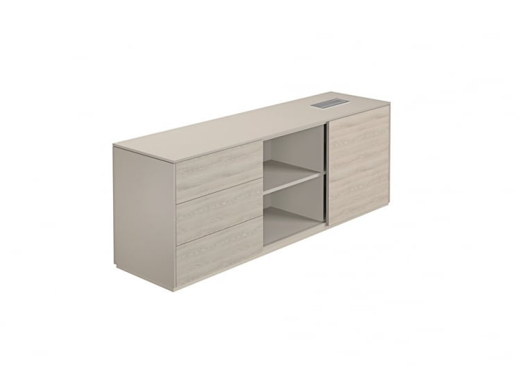 Тумба опорная 1700 левая Атлас НЗ-0221.ГС.ЙН.Л Серый камень Ясень Наварра / Atlas NZ-0221.GS.YN.L_0