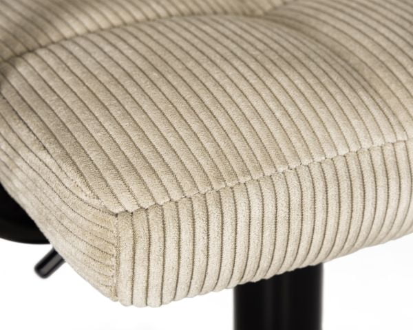 Стул барный ДОБРИН КРУГЕР АРМ БЛАCК (бежевый вельвет (ЛАР-Е2041-04)) 2 шт / DOBRIN KRUGER ARM BLACK (LAR-E2041-04))_7