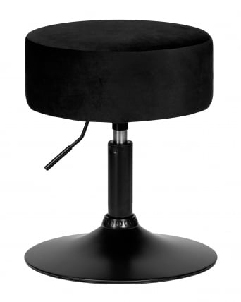 Пуф ДОБРИН ДЭННИ БЛАCК (черный велюр (МДЖ9-101)) / DOBRIN DANNY BLACK (MJ9-101))_0