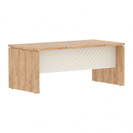 Стол руководителя Торр ЛУКС ТЛСТ 189 Дуб Бофорд Латте / Torr LUX TLST_0