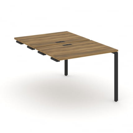 Двойной стол-приставка к опорным тумбам/шкафам CОНCЕПТ CН.ДСПР-001 Сандал Янтарный Черный / CONCEPT CN.DSPR-001_0