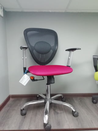 Офисное кресло для оператора CХАИРМАН 451 ТВ 13/АC (красный/черный) (Л) / CHAIRMAN TW 13/AC_0