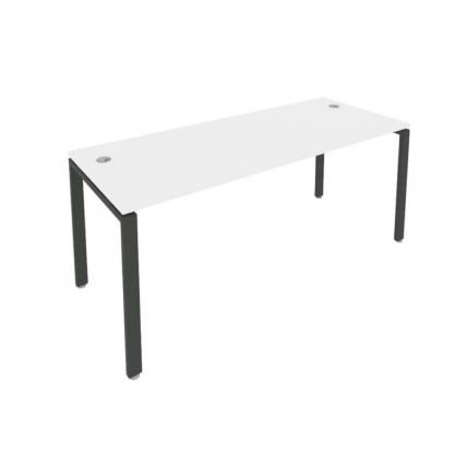 Стол письменный МЕТАЛ СЙСТЕМ Б.СП-5 Белый/Антрацит / METAL SYSTEM_0