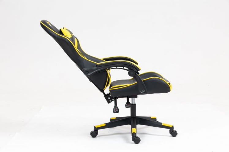 Кресло спортивное ТопЧаирс Шадов черно-желтый / TopChairs Shadow_7