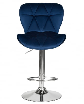Стул барный ДОБРИН БАРНИ Ссиний велюр МДЖ9-117 / DOBRIN BARNY MJ9-117_5