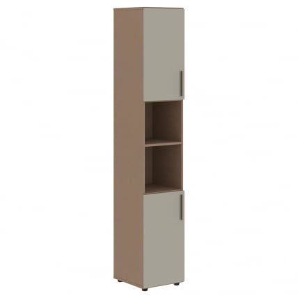 Шкаф-колонка с глухими малыми дверьми (левый) ВЕЛИОН ВХCС 40.4 Л Аметист Кобра / VELION VHCS L_0